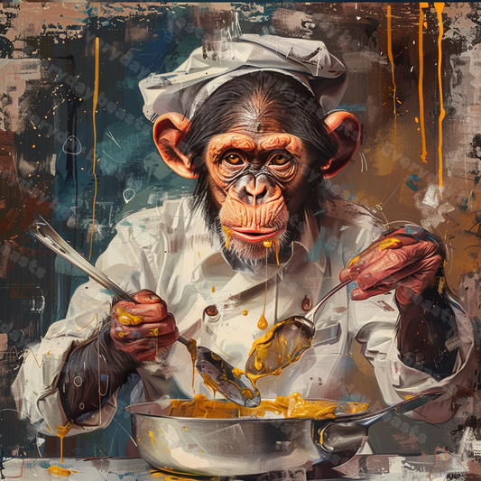 Chef Gone Wild - Canvas print